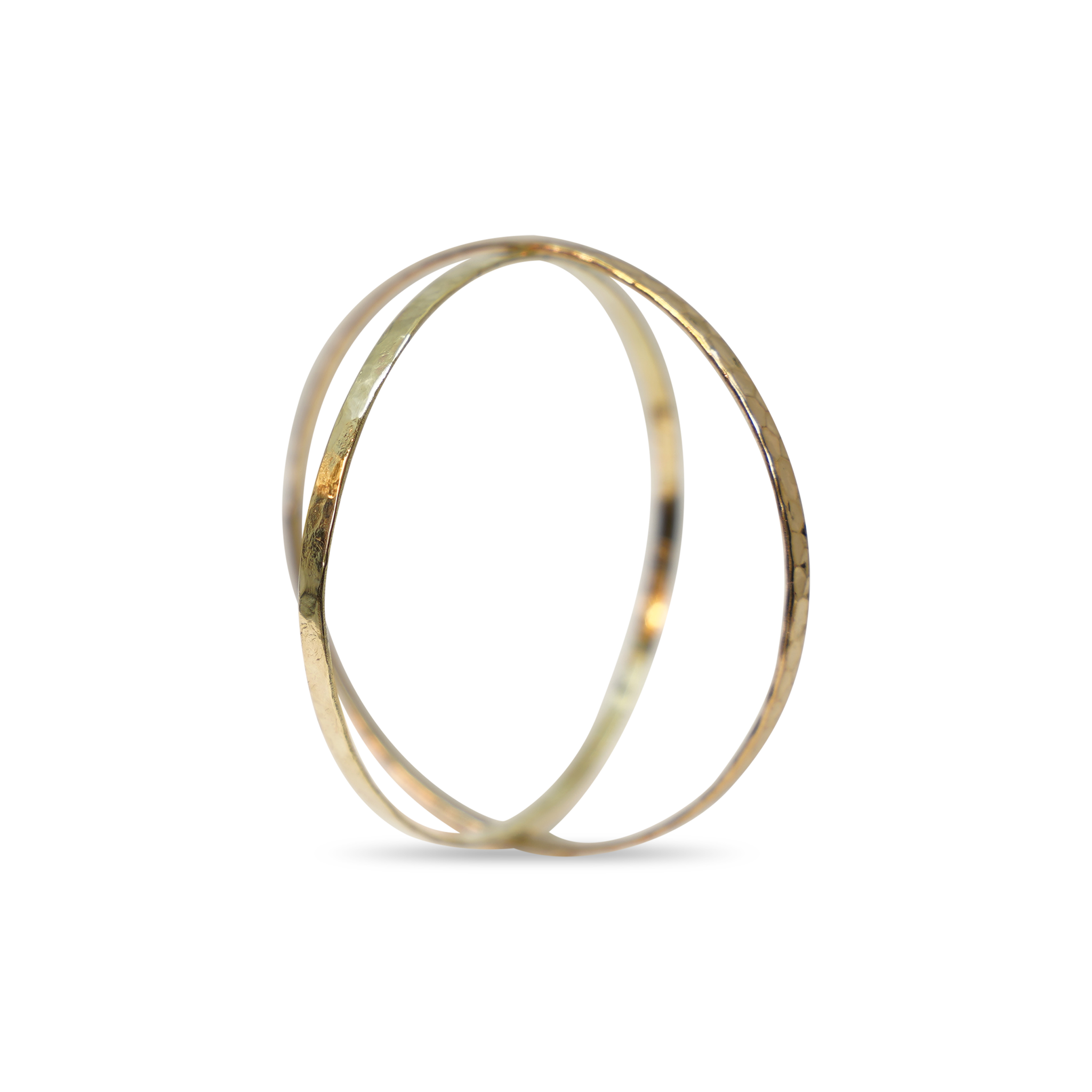 GOUDEN GEHAMERDE ARMBAND