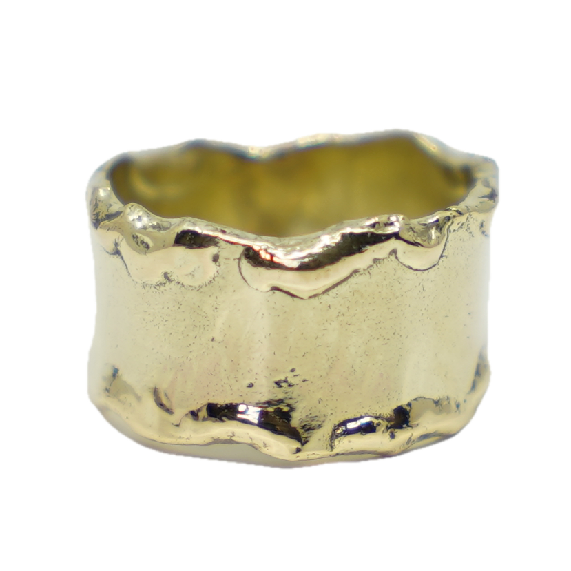 ORGANISCHE GOUDEN RING