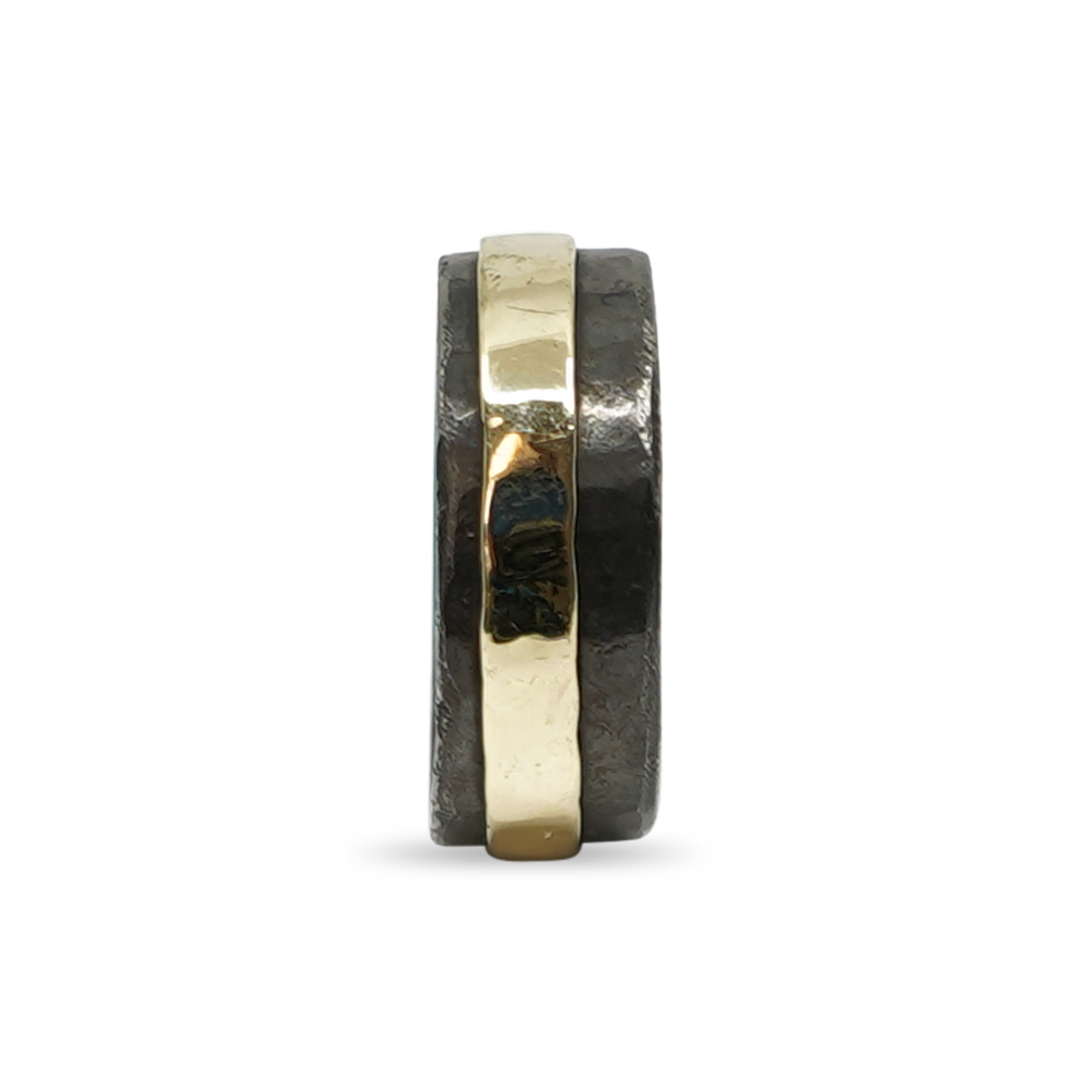 ZIRKONIUM RING MET GOUD