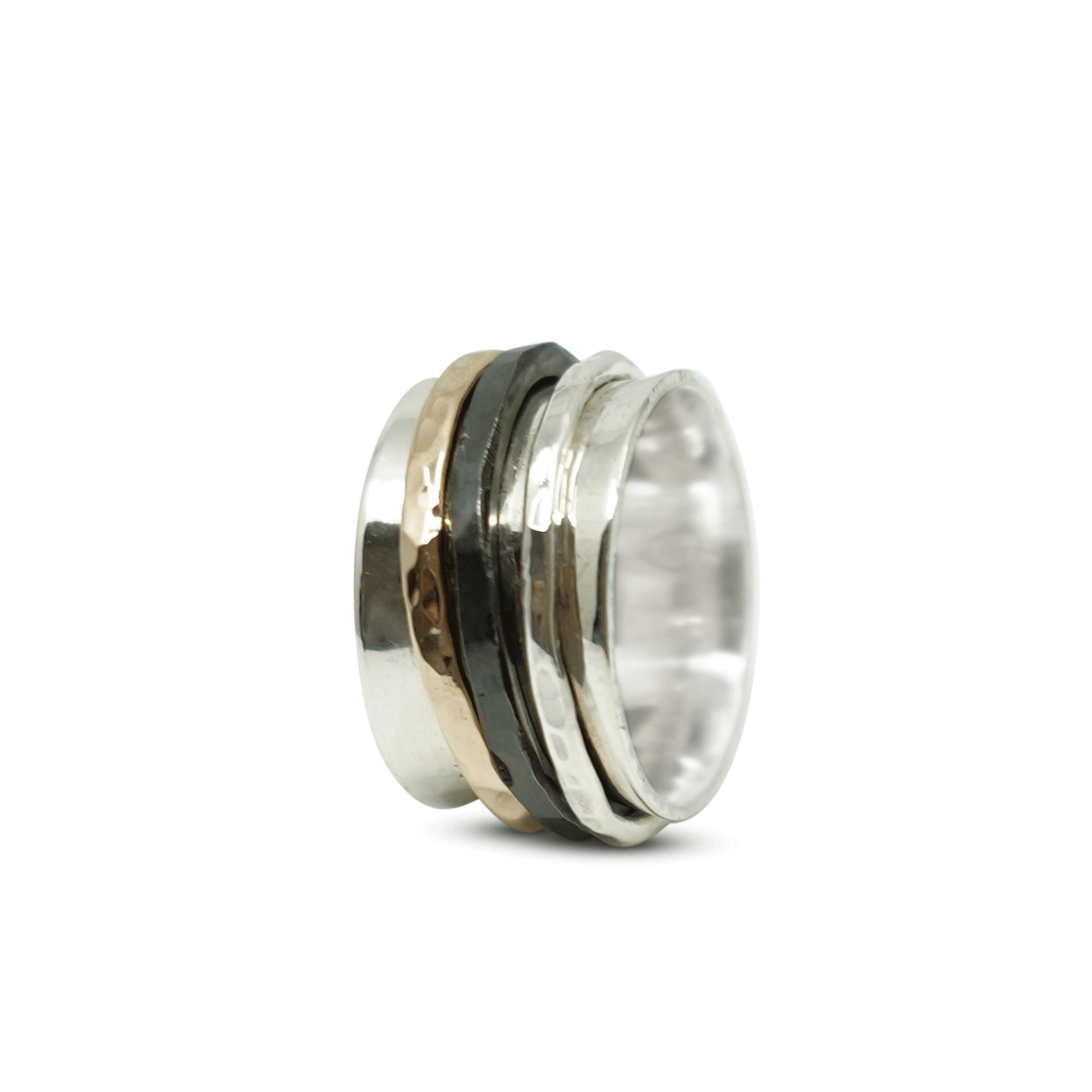 SPINNING 3 KLEUREN STAPELRING