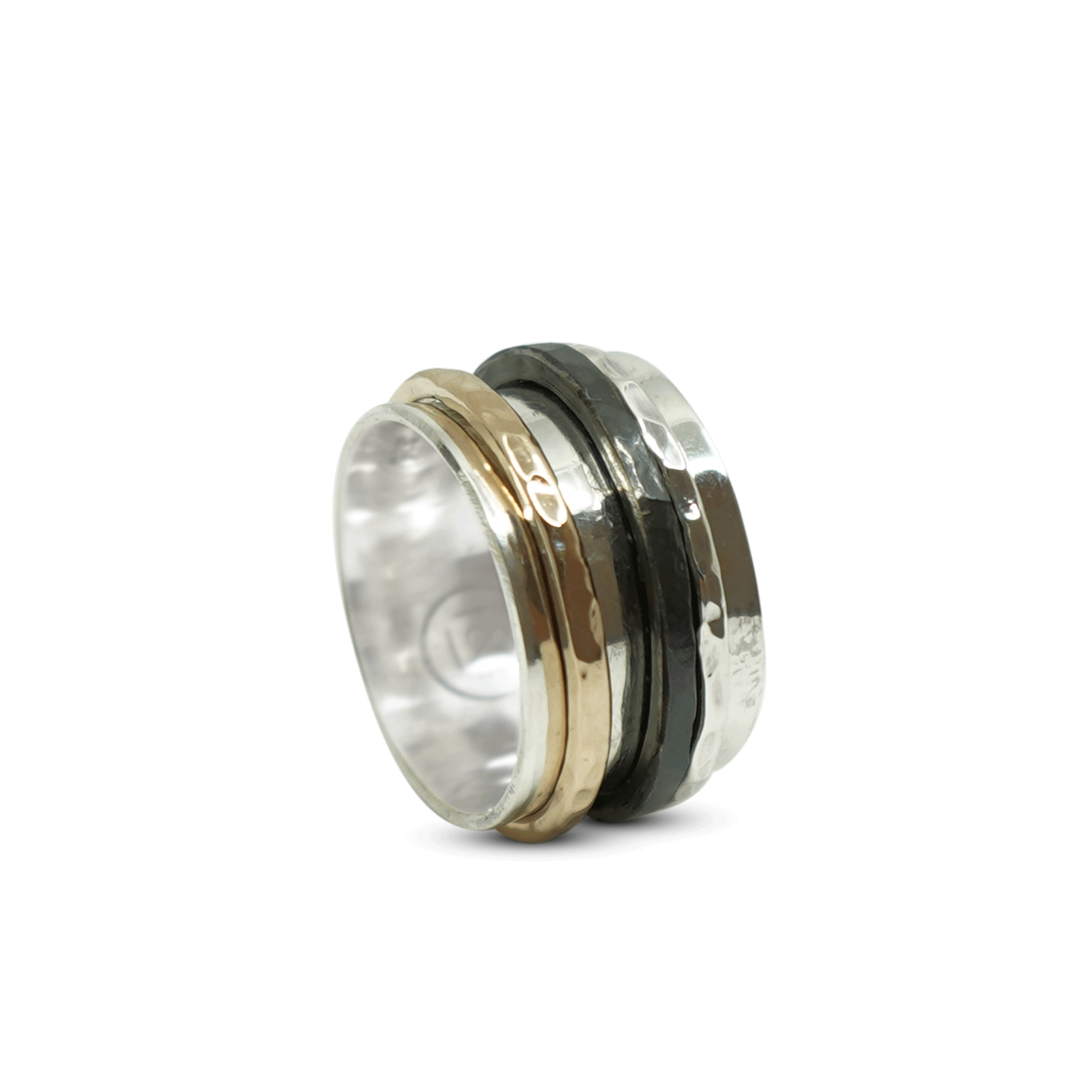 SPINNING 3 KLEUREN STAPELRING