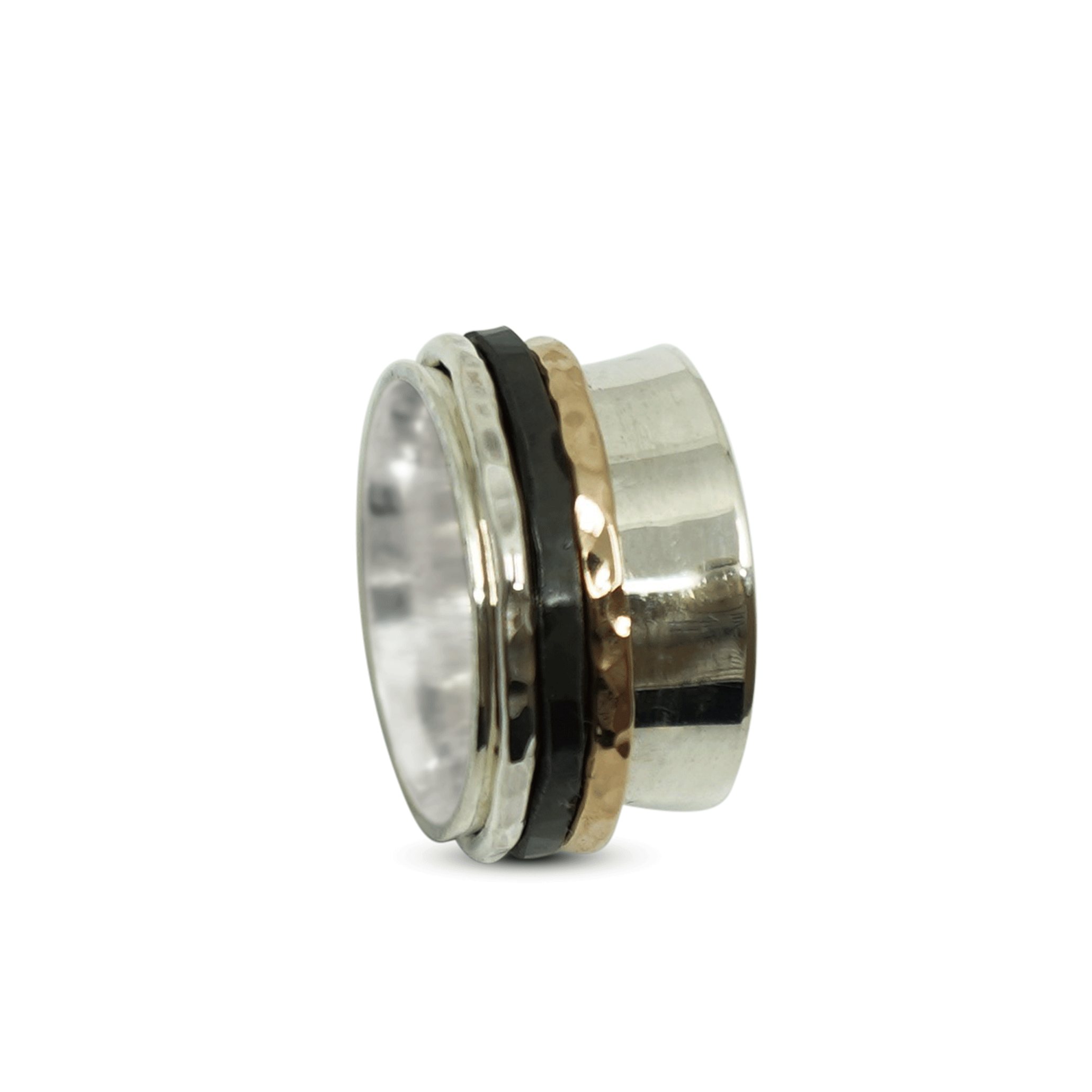 SPINNING 3 KLEUREN STAPELRING