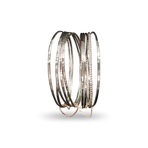Armbanden met gouden hartje
