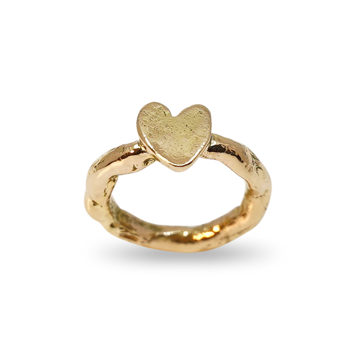 ORGANISCHE 14 KARAAT GOUDEN RING