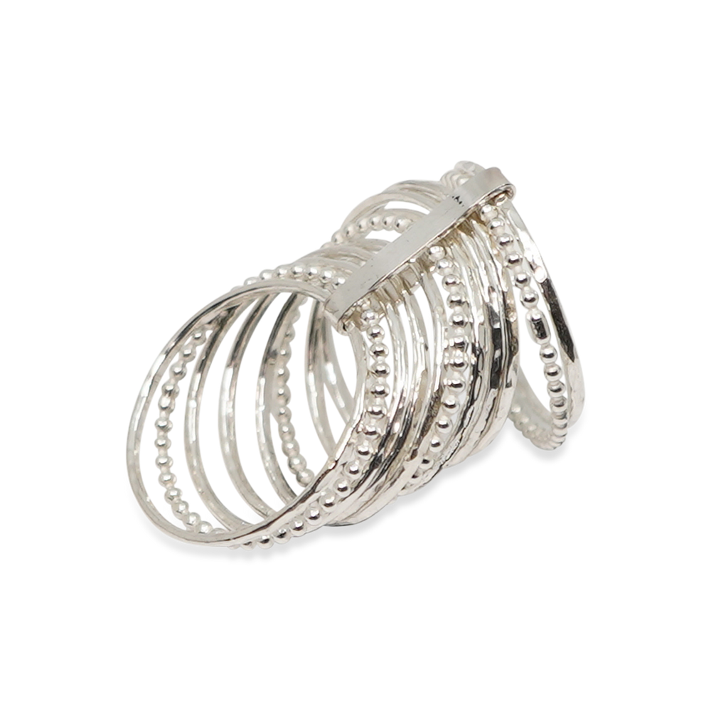 STAPELRING VAN ZILVER