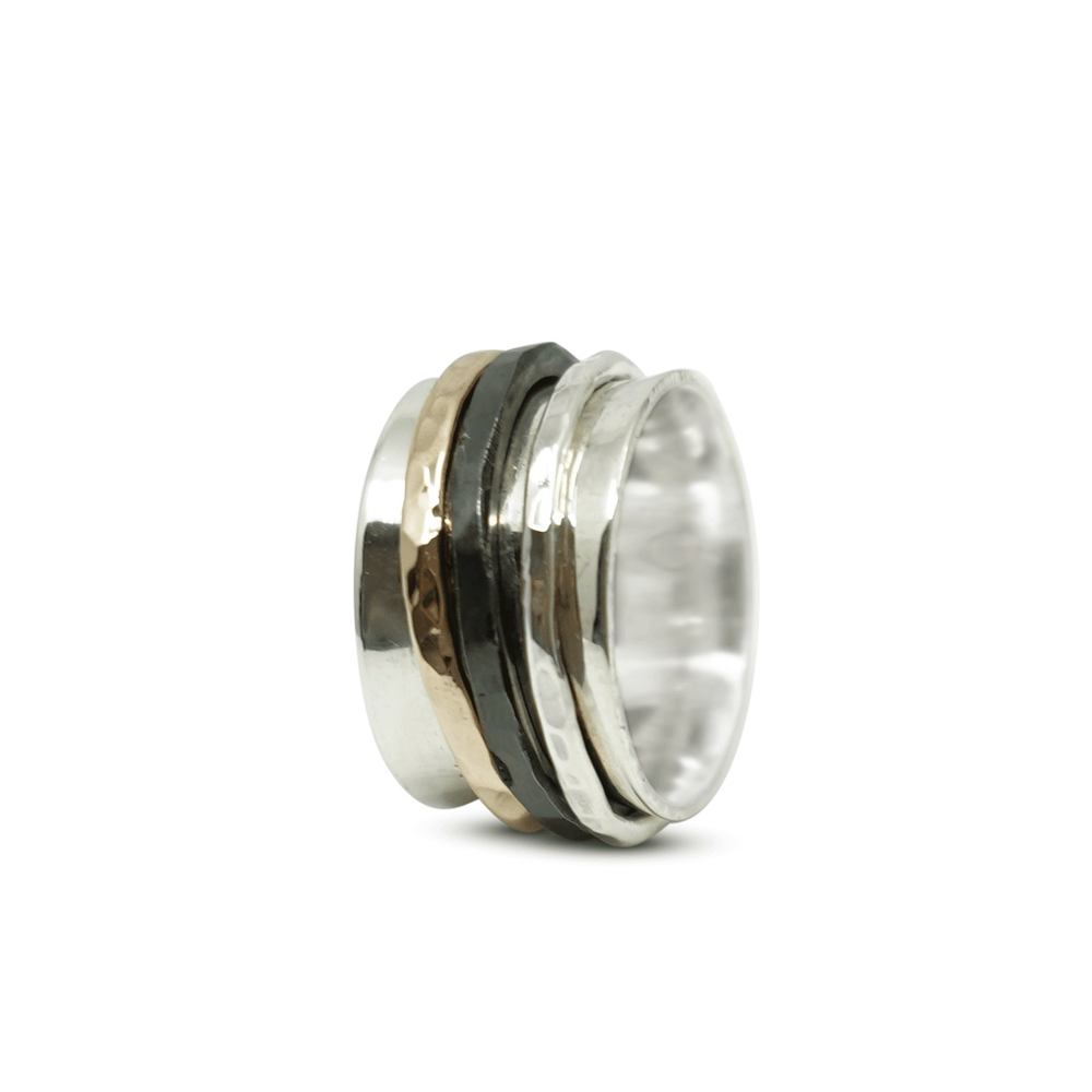 SPINNING 3 KLEUREN STAPELRING