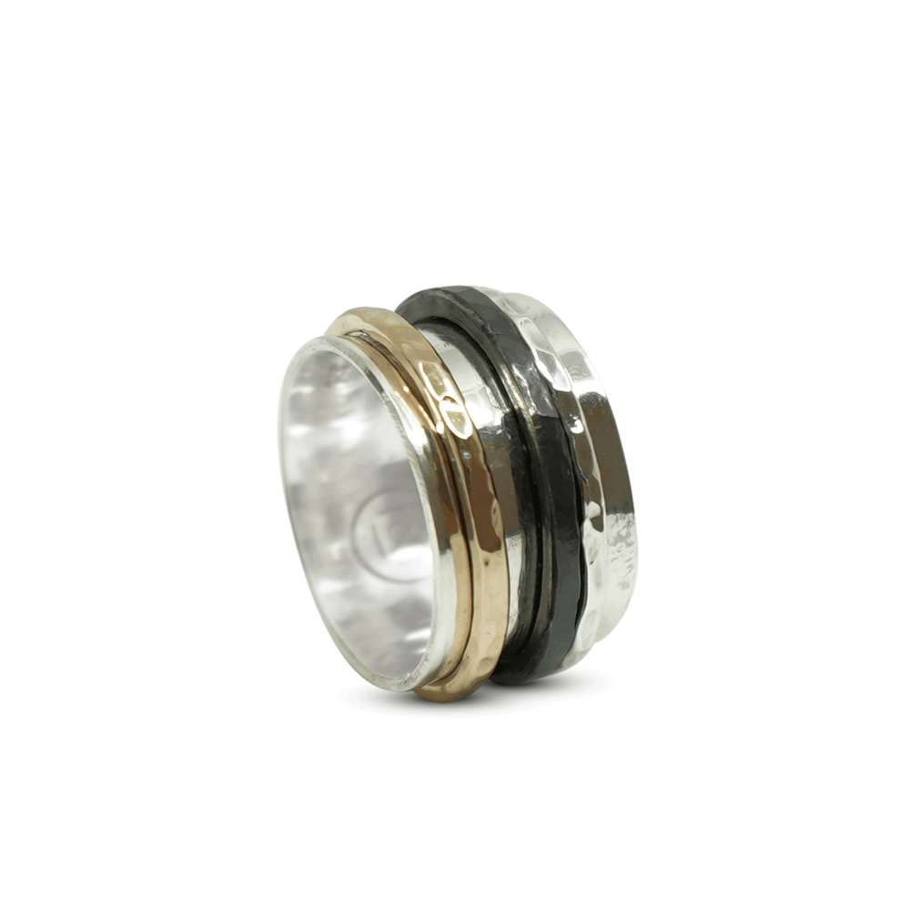SPINNING 3 KLEUREN STAPELRING